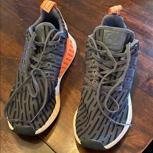 Adidas women’s 9.5 Shoes - Black and Orange